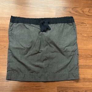 Gray Gap Skirt